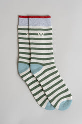 Unisex Trail Block Socks Military Stripe Mix